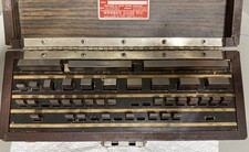 Starrett Webber RS42A1 Precision Steel Gage Block Set .100" To 4" (Missing 7)