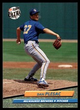 Dan Plesac 1992 Ultra #388 Milwaukee Brewers MLB READ FREE SHIPPING AutographDen