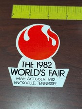 1982 World's Fair Knoxville TN Vintage Sticker