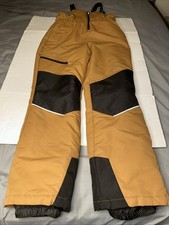 Swiss Tech Khaki Snow Overalls Size XL 14-16 Insulated