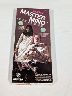 Vintage 1975 Super Master Mind Game by Invicta ~ Complete
