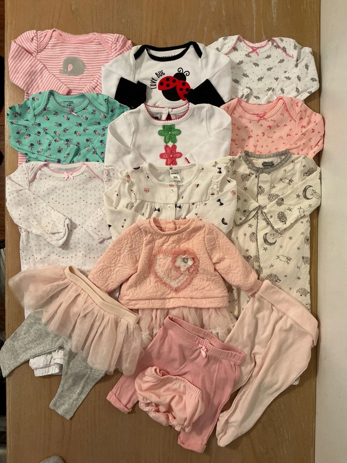 Carter's Mudpie Circo Others Infant Girls Clothing Lot of 13 Size 0-3, 3 Months