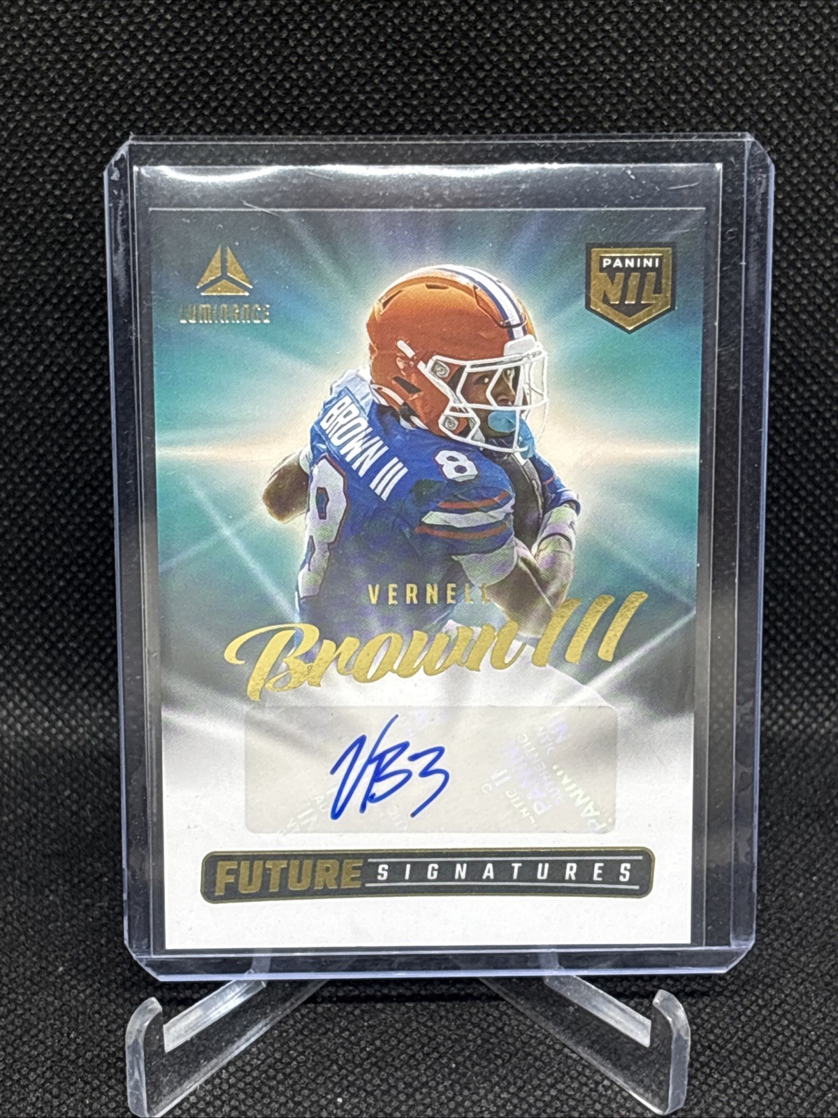 2025 Panini Luminance Future Signatures NIL Vernell Brown III Florida Gators 🔥
