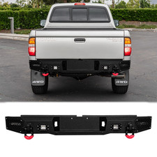 Vijay For 1995-2004 Toyota Tacoma Steel Rear Bumper With Led Light D-rings