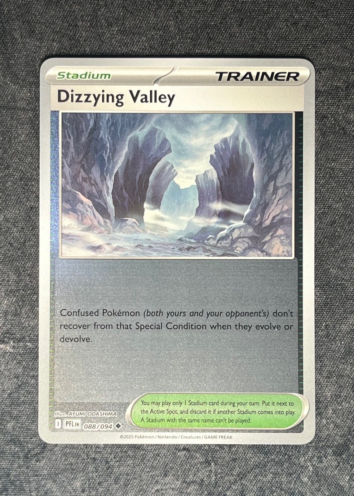 DIZZYING VALLEY 088/094 PHANTASMAL FLAMES Pokemon | REVERSE HOLO | NM