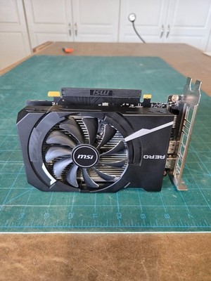 MSI GeForce GTX 1650 D6 AERO 4GB GDDR6 Graphics Card (G165D6AIC1)