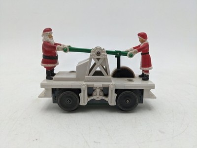Lionel 6-38853 O Gauge Santa and Mrs. Claus Handcar EX