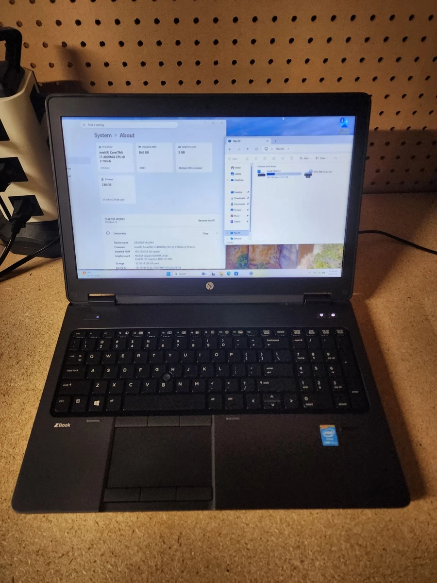 HP Intel Core i7 4th Gen. PC Laptops & Netbooks 256 GB SSD