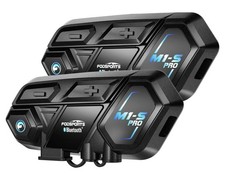 M1-S Pro Motorcycle Intercom Headset 10 Riders Bluetooth Interphone Helmet 2000m
