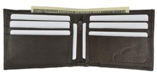 MARSHAL Genuine Lambskin Soft Leather Bifold Men's Wallet One Size, Brown