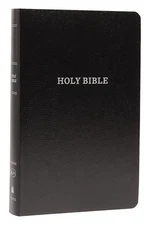 KJV Holy Bible: Gift and Award, Black Leather-Look, Red Letter, Comfort Print: K