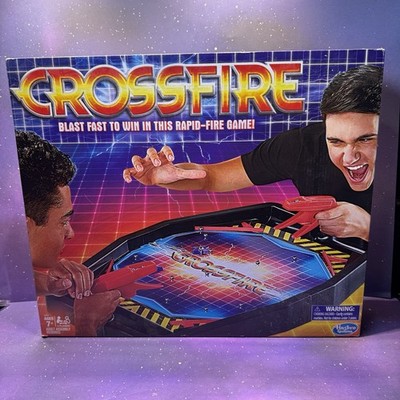 2016 Edition Crossfire Hasbro Marble Launching Rapid-Fire Retro Game NEW!