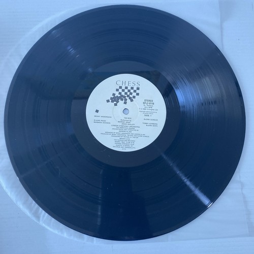 Chess Soundtrack Original Vinyl Record 1984 Tim Rice ABBA Musical Double Album - Picture 8 of 15