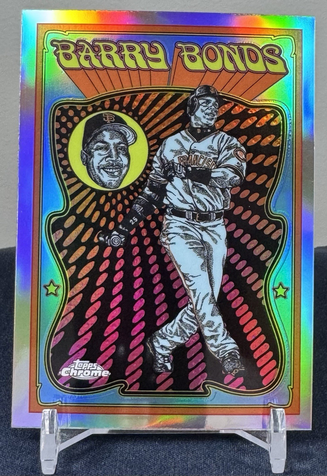 2025 Topps Chrome Barry Bonds #UV-13 Ultra Violet All Stars SF Giants