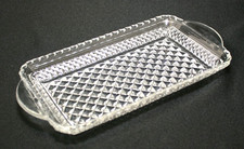 Vtg.  Anchor Hocking Wexford Tray for Creamer...