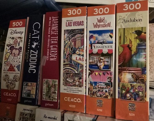 Lot 14 Variety Ravensburger, Re-Marks, Ceaco, B&N 300-500 Piece Jigsaw Puzzles - Picture 10 of 10