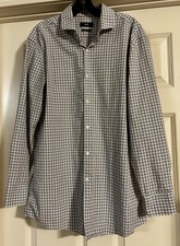  89 Hugo Boss Men's Mark Sharp Fit Easy Iron Long Sleeve Shirt Size 16 1/2 32/33