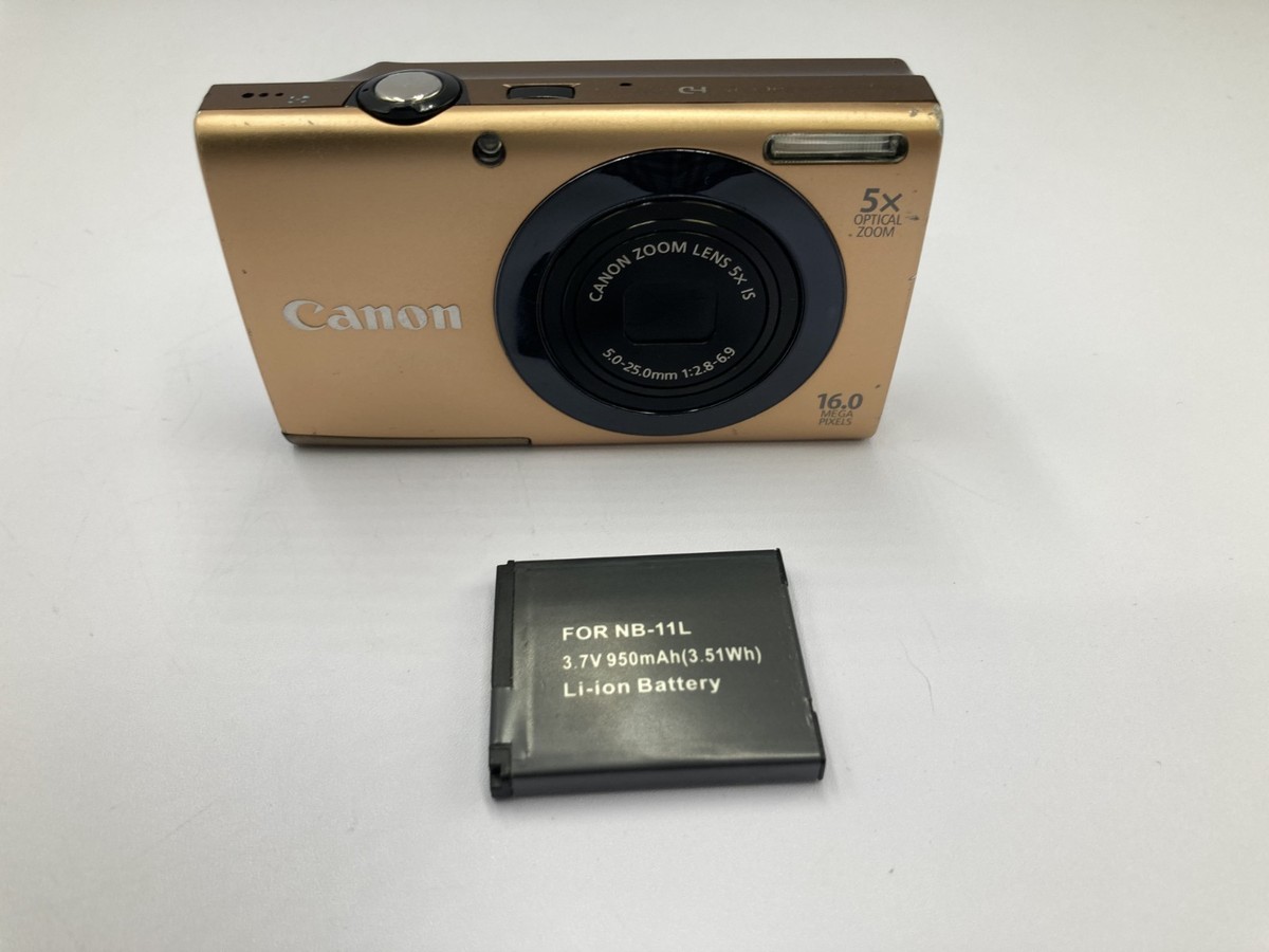 READ Excellent Canon PowerShot A3400 IS 16.0MP Digital Camera gold