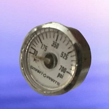 Smart Parts Long Shank 700 psi Pressure Gauge ION Impulse Paintball Max Flo