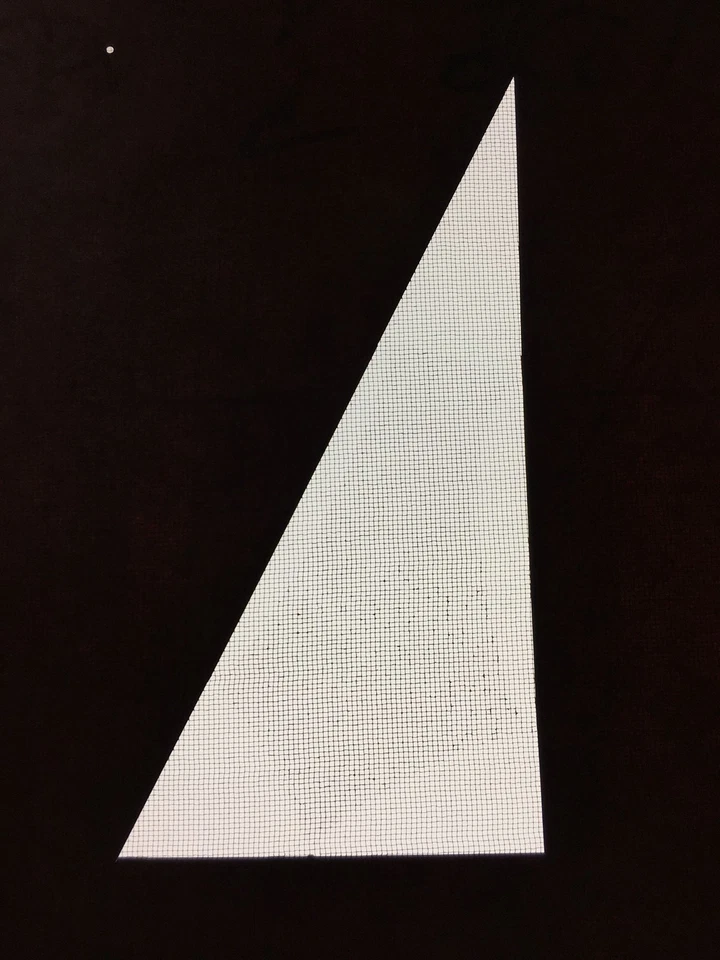 Antique Japanese Katagami Kimono Stencil Katazome Triangle Geometric C773 - Image 3 of 4