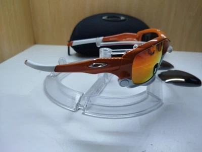 Lunettes de soleil originales Oakley jawbone / racing jacket Team Burnt... - Photo 1/4