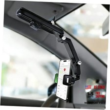 Sun Visor Phone Holder, 360  Rotatable and Extendable Car Phone Holder, Green