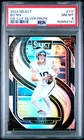 150854741 Bo Nix 2024 Panini Select #117 Silver Prizm Die-Cut Premier RC PSA 8