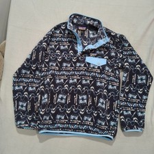 Patagonia Women  s Small Synchilla Snap-T Fleece Aztec Print Pullover