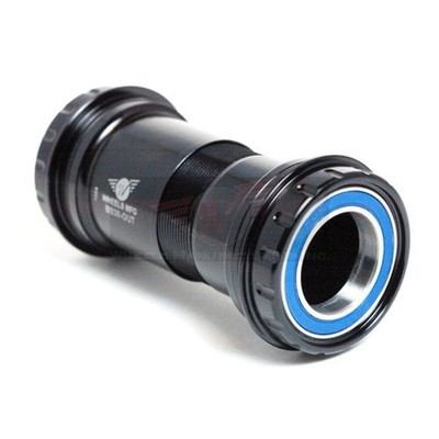 Wheels Mfg Black - Shimano Compatible, BB30 to Outboard Btm. Bracket