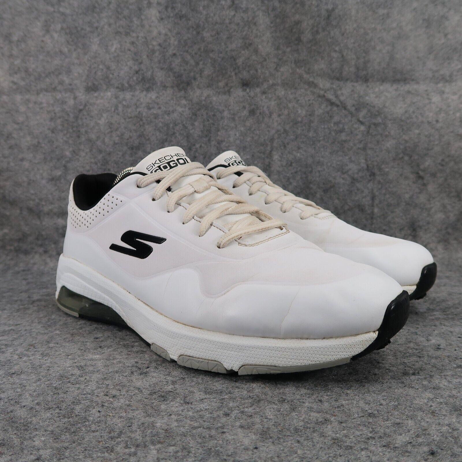 SAOLA Scarpe Skechers Uomo 9 Go Golf Sneaker Atletica Skech Air Dos Sport Tacchetto Bianco