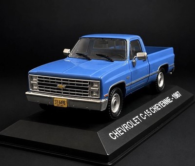 1987 Chevrolet C-15 Cheyenne Blue 1/43 Scale Diecast Us Seller !