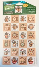 Holiday Christmas Gingerbread Scented Scratch & Sniff Dot Stickers Planner Craft