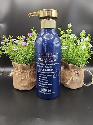 Final Glow H-C multi action whitening body lotion Kojic + Arbutin SPF50 x1 500ml