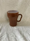 New ListingVintage Fire King Soda Cup Mug Anchor Hocking Brown Milk Glass