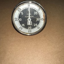 Vintage Stewart Warner Rpm Gauge Hundreds Mechanical Tachometer Sw Works
