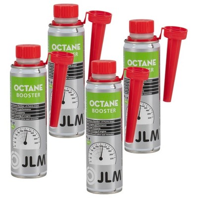 4x 250ml JLM Octane Booster Benzin Leistungsverbesserer Benzinverbesserer