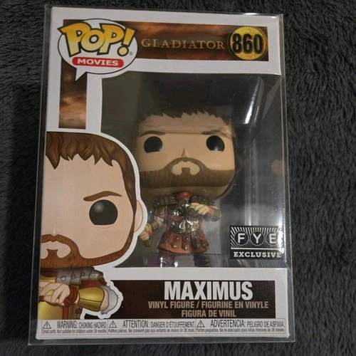 Funko Pop! Movies 860 The Gladiator Maximus Exclusive With Protector