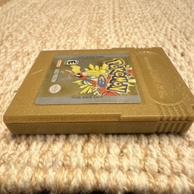 Pok&eacute;mon Gold Version Nintendo Game Boy Color NTSC-U/C E Cartridge Only