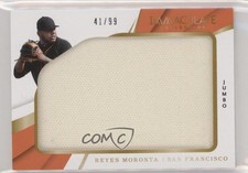 2018 Panini Immaculate Immaculate Jumbo Relics 41/99 Reyes Moronta #IJ-RE 2p4
