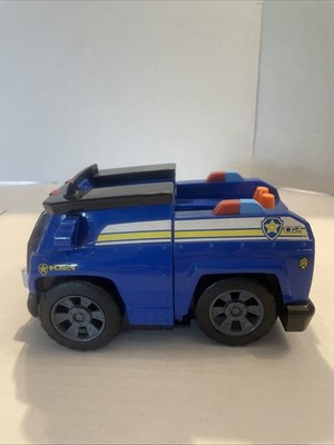 Paw Patrol Transformer Police Vehicle with Sounds Chase Blue WORKS Toy Moves