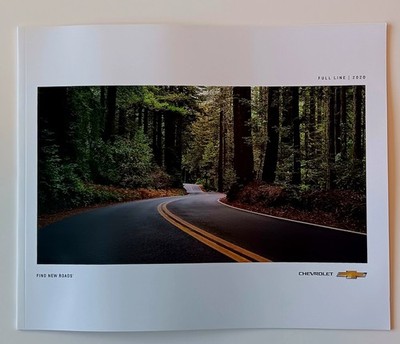 2020 CHEVY FULL-LINE 28-page Original Sales Brochure...INCLUDES ALL NEW CORVETTE