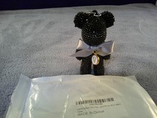 Cute Bling Bear Rear View Mirror Hanging Accessoriesdiamond Bear Charms For Car Cute Bling Bear Rear View Mirror Hanging Accessoriesdiamond Bear Charms For Car