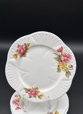 Set Di 5 Piatti Shelley Begonia fine bone china England vintage floreale