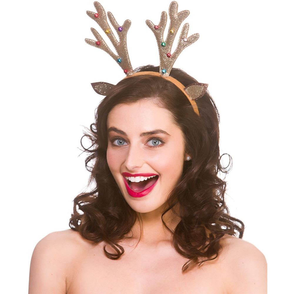 Wicked Costumes Glitter Reindeer Antlers