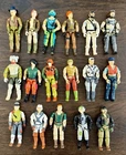 Vintage GI Joe Lot of 17 Hasbro 1980s ARAH Vehicle Driver Good Guy Figures