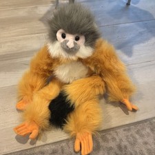 Wild Life Artists  Golden Lion Tamarin Monkey Plushy Endangered Species PB Zoo