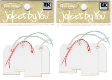 RARE! 2 Packs Jolee's by You Mini GIFT TAGS 8 tags total Fast FREE SHIP! 56220