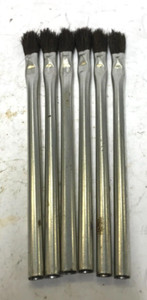 ACID FLUX HORSEHAIR BRUSHES OAL 6" LOT OF 6