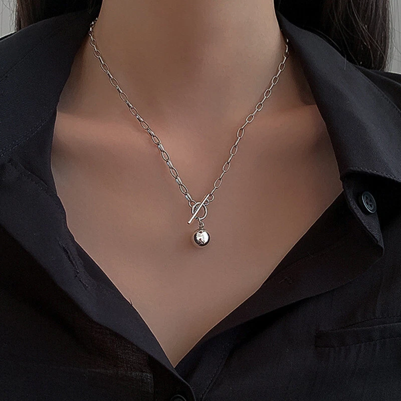Toggle clasp chain necklace deals