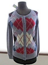 Twin Peaks Donna Hayward Argyle Cardigan Cosplay Reproduction M L NWT